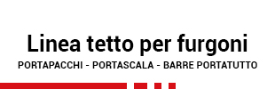 Pagina Contatti, pulsante: Portapacchi - barre porta tutto - portascala